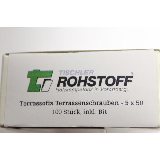 Terrassofix Terr.schr Holz-UK 5x50 100St